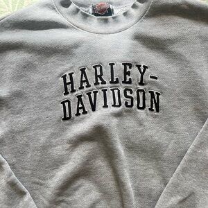 Harley Davidson Embroidered Sweatshirt